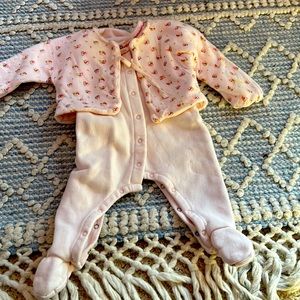 Petit bateau matching set. 6 months.